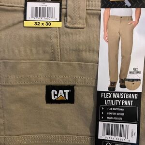 CAT Brand new with tags Tan Flex Waistband Utility Pants 32 x 30